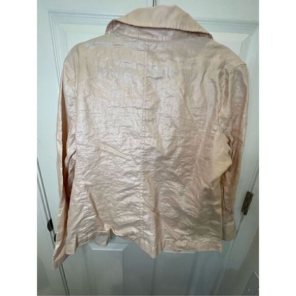 Chicos women’s bundle lot pink blush jacket and tank Chicos size 3 or large - Picture 3 of 10